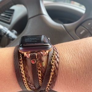 Brown/Tan Bracelet Watch Band